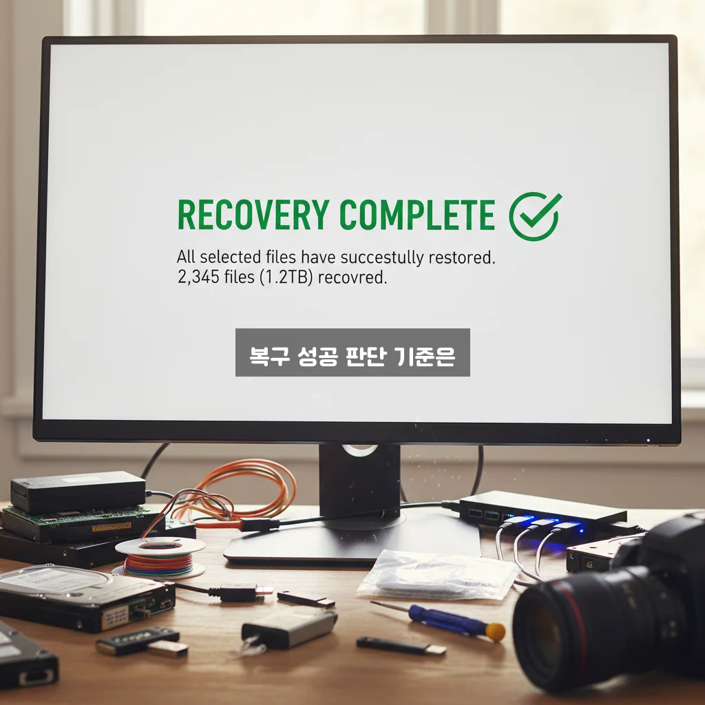 파일 복구 제대로 잘 됐는지 확인하는 방법 완벽 정리 관련 이미지 2