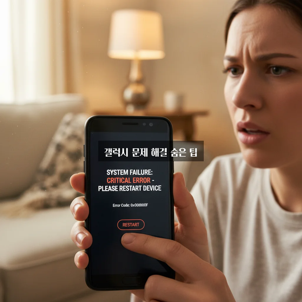 갤럭시 오류 대처법 관련 이미지 1