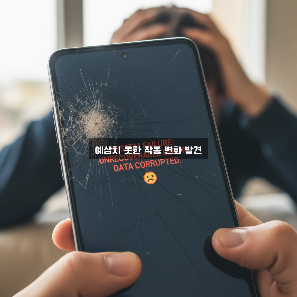 갤럭시 오류 초기증상 관련 이미지 1