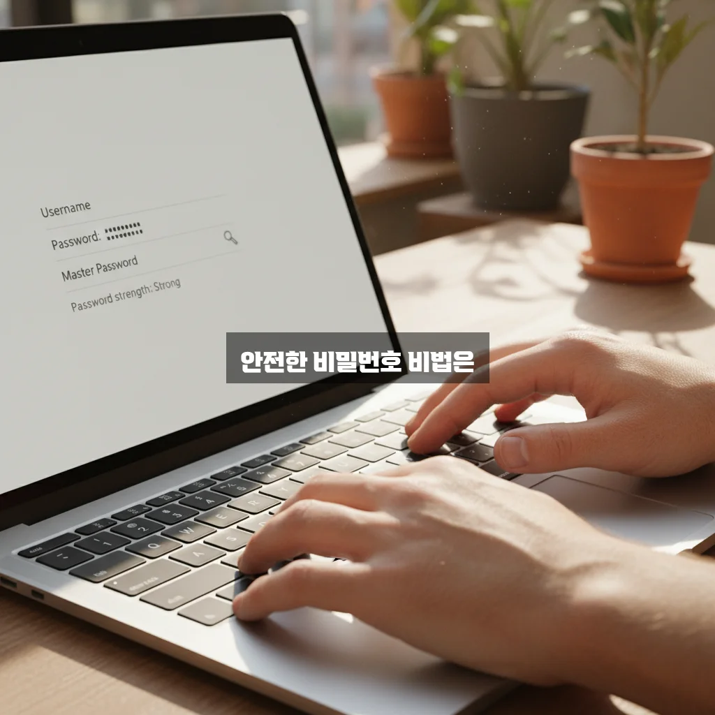 비밀번호 관리 설정방법 관련 이미지 1
