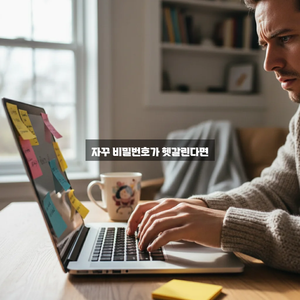 비밀번호 관리 초기증상 관련 이미지 1