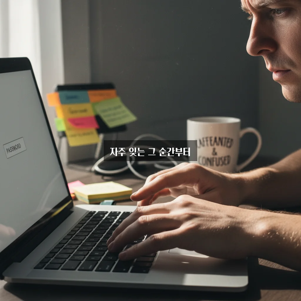 비밀번호 관리 초기증상 관련 이미지 3