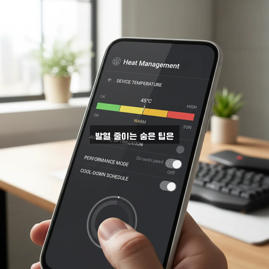 스마트폰 발열 설정방법 관련 이미지 2