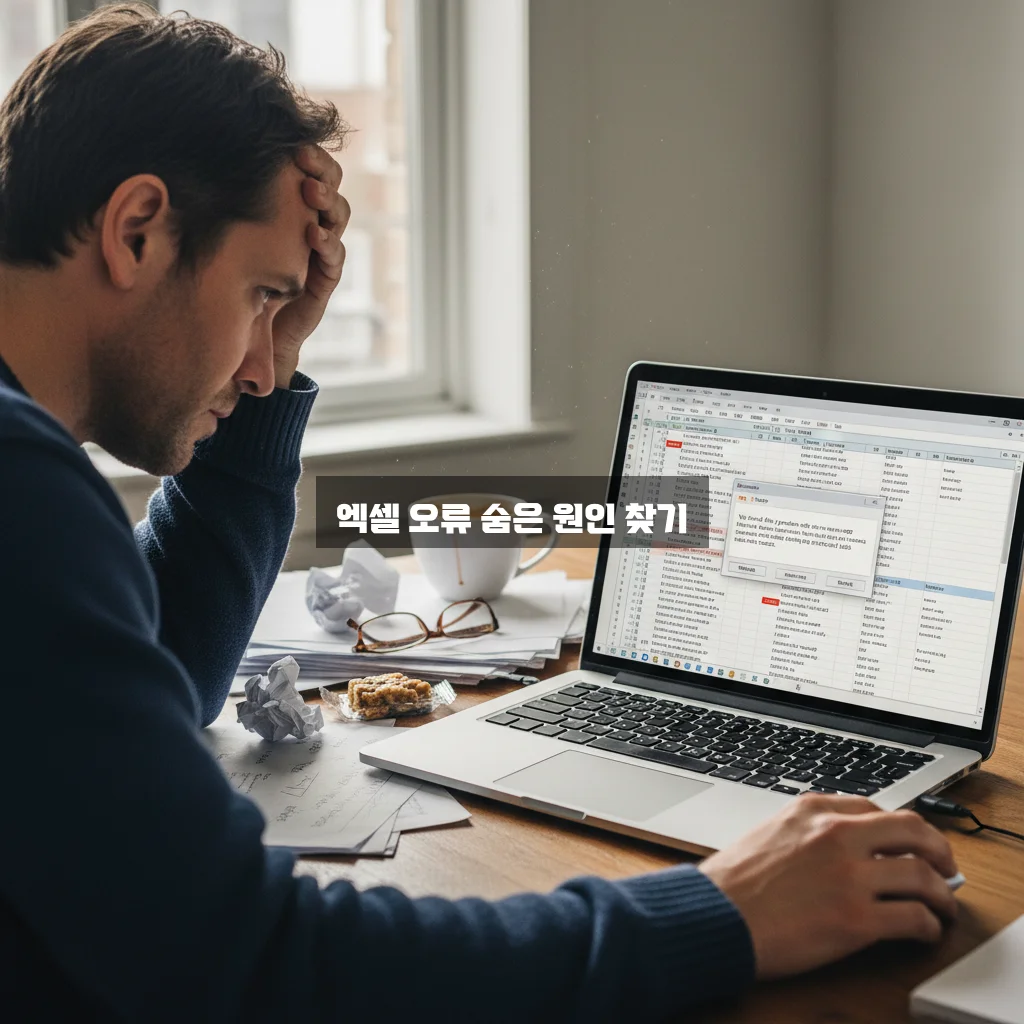 엑셀 오류 대처법 관련 이미지 2