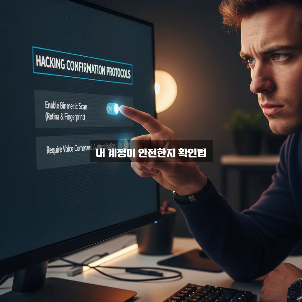 해킹 확인 설정방법 관련 이미지 1