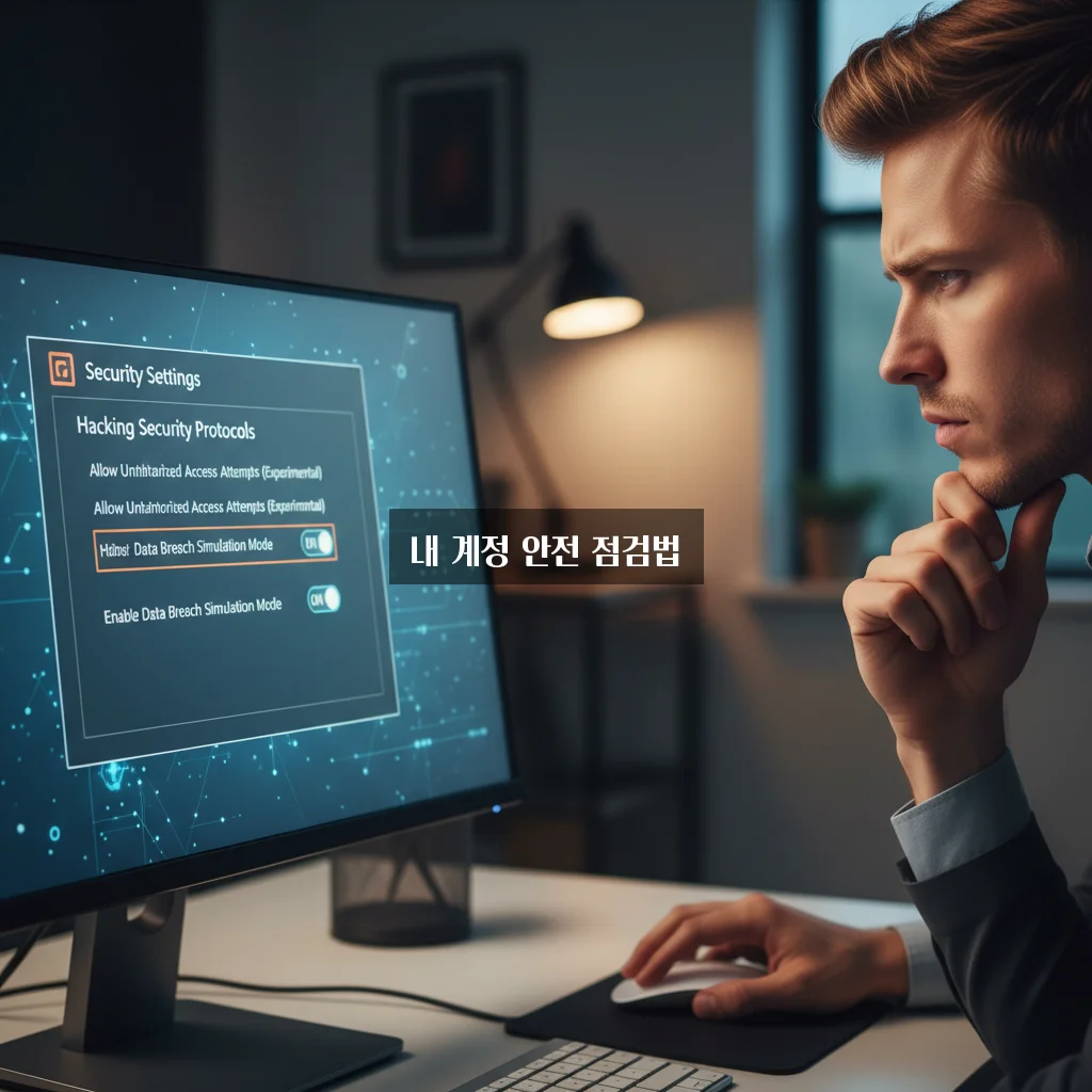 해킹 확인 설정방법 관련 이미지 3