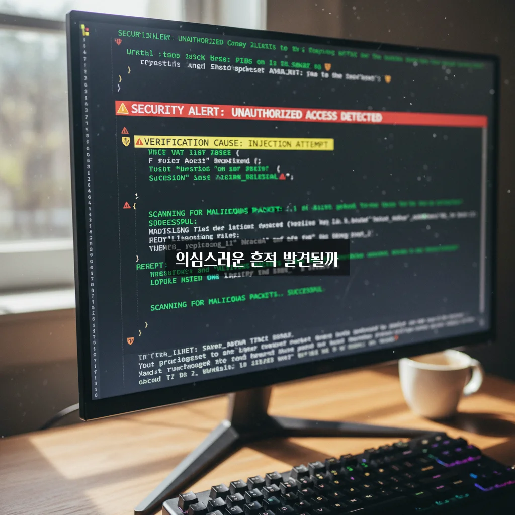해킹 확인 원인 관련 이미지 1