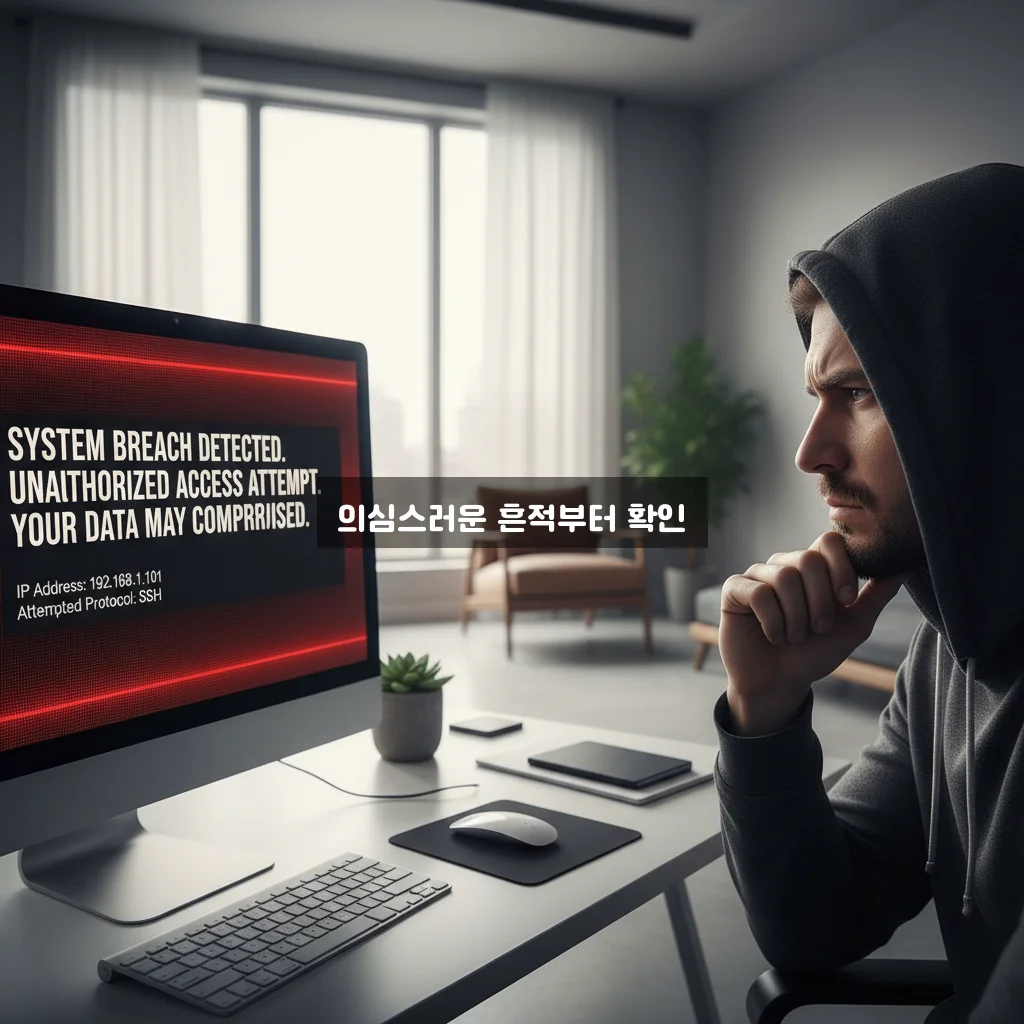 해킹 확인 주의사항 관련 이미지 1