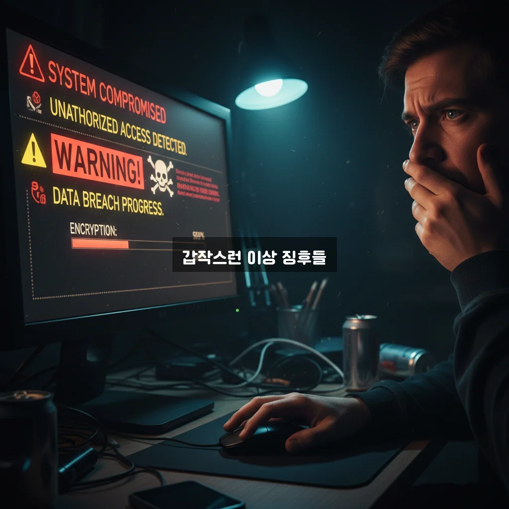 해킹 확인 초기증상 관련 이미지 1