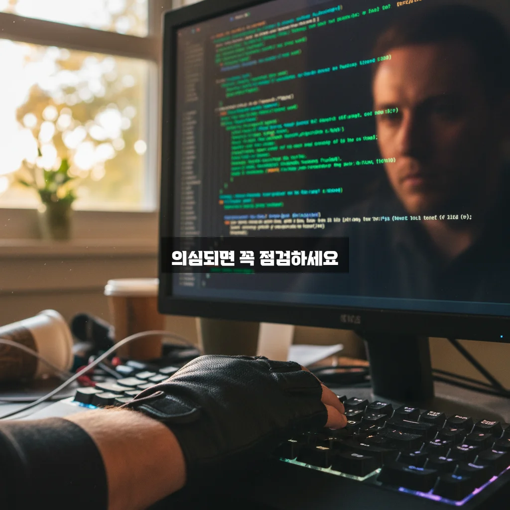 해킹 확인 해결방법 관련 이미지 1