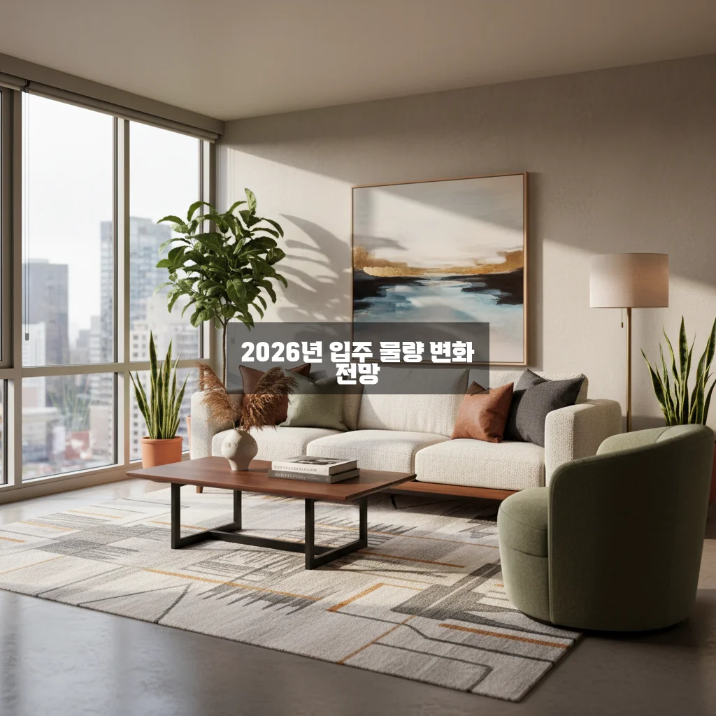 2026년 아파트 입주 물량 완벽 분석 가이드 알아보기 관련 이미지 3