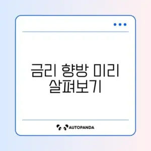 2026년 하반기 기준금리 전망 완벽 정리 알아보기