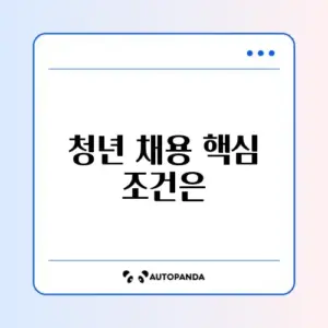 청년 일자리 도약 장려금 기업 요건 완벽 정리 가이드