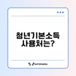 청년기본소득 지급일과 사용처 완벽 가이드 알아보기