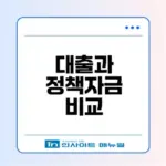 개인사업자 대출과 정책자금 차이 이해하기