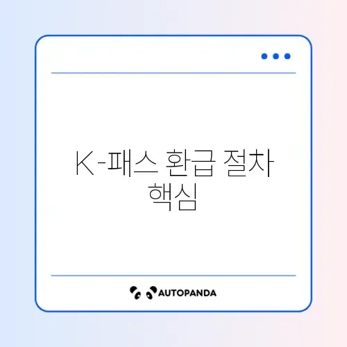 K-패스 카드 변경 후 환급받는 쉽고 빠른 방법 완벽 정리 썸네일