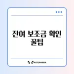 전기차 보조금 잔여 금액 쉽게 조회하는 방법 완벽 정리